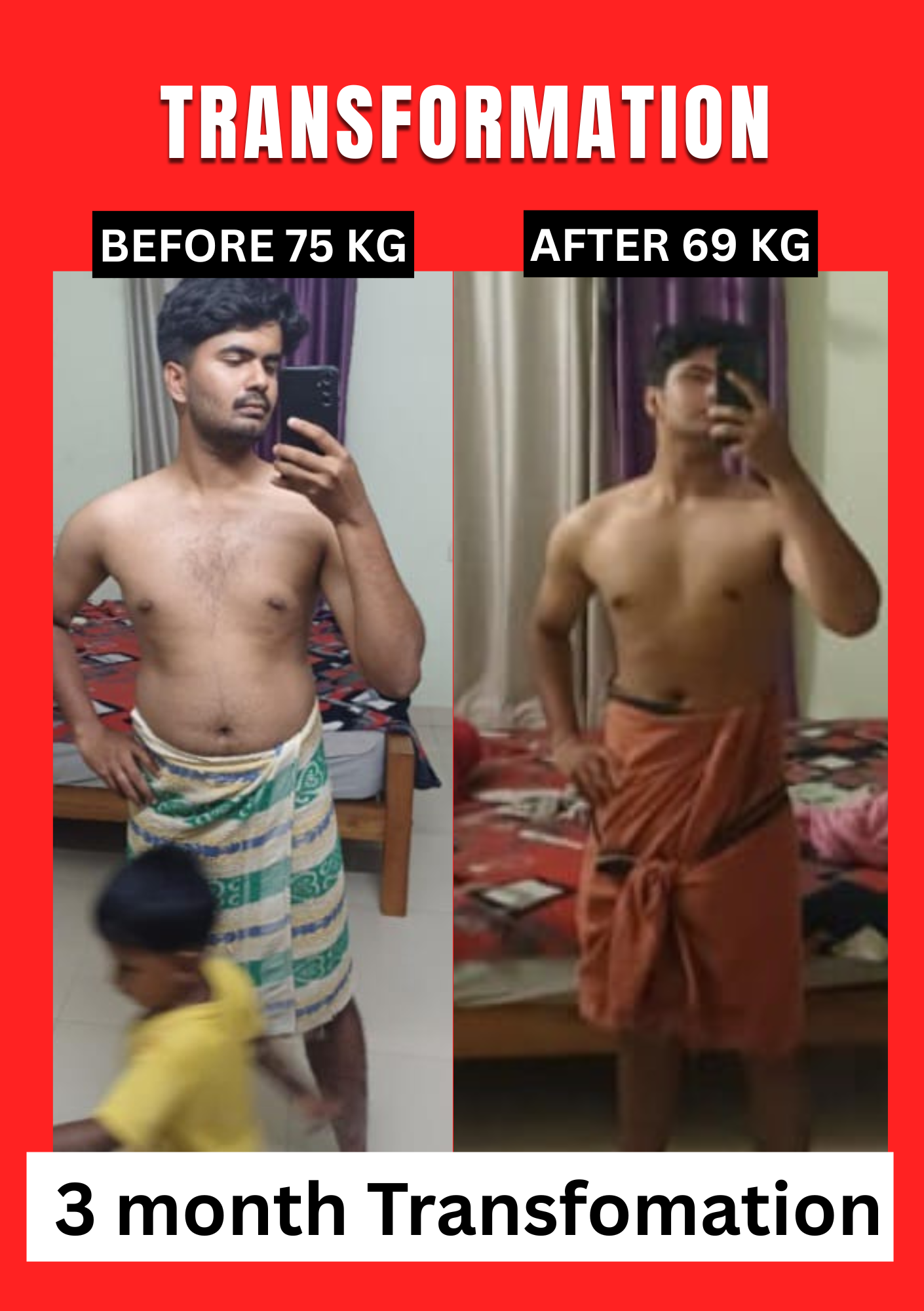 Member 3 month body transformation