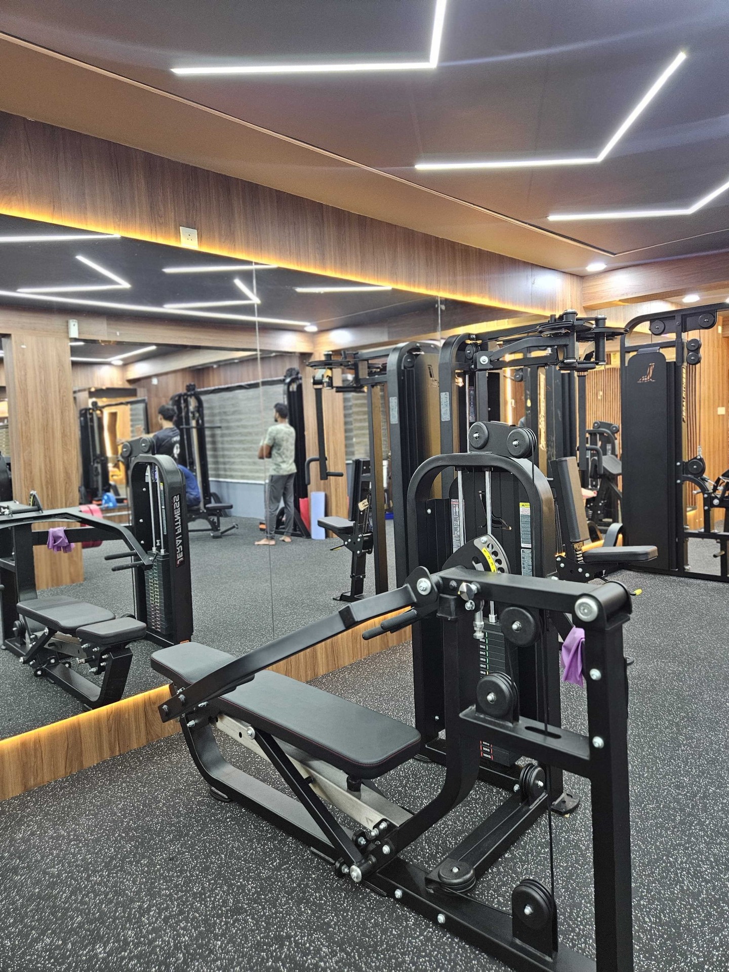 Modern gym interior