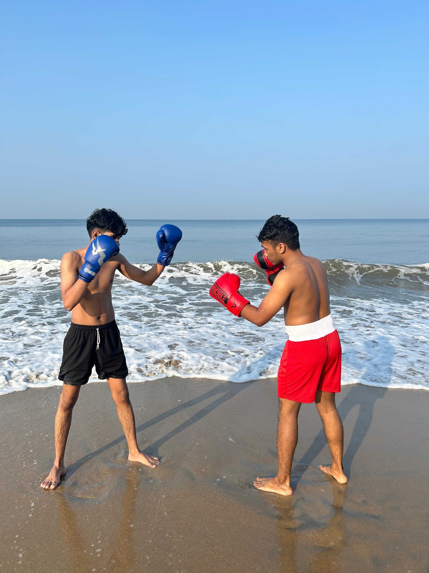Beach boxing training